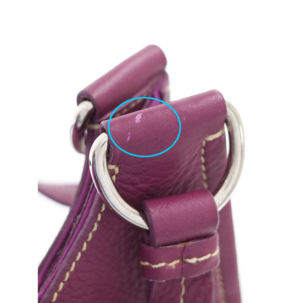 Prada leather Purple hobo bag Tessuto shoulder - Picture 5 of 9